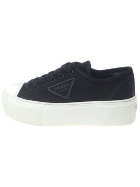 Prada Gabardine Low Cut Sneakers
